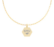 Paperclip Design Necklace- SMU