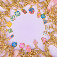 Charm Stacked Beaded Bracelet