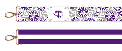 Floral Purse Strap- Tarleton
