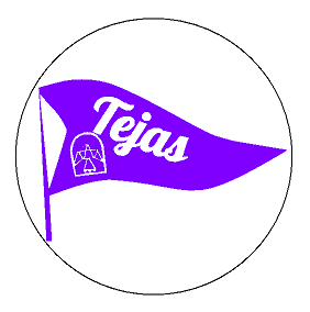 Camp Pennant Button- Tejas