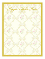 Romantic Floral Notepad-Kappa Alpha Theta