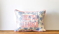 Sorority Toile Delta Gamma Pillow