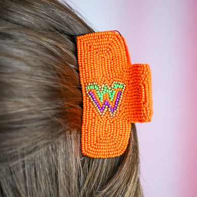 Beaded Claw Clip- Waldemar