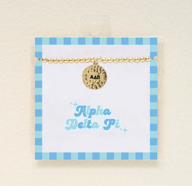 Charm Bracelet- Alpha Delta Pi