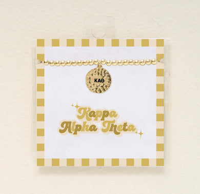 Charm Bracelet- Kappa Alpha Theta