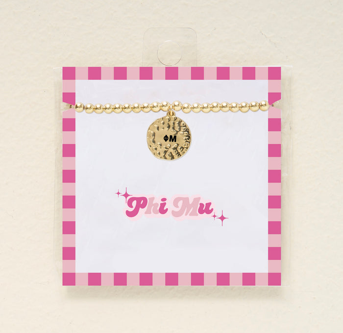 Charm Bracelet- Phi Mu