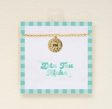 Charm Bracelet- Zeta Tau Alpha