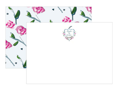 Lined Envelope Notecards - Alpha Xi Delta