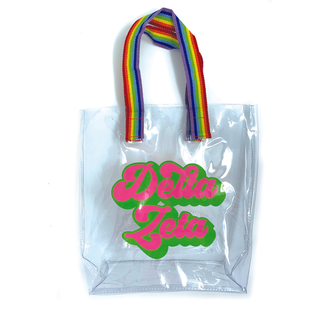 Retro Vinyl Tote - Delta Zeta