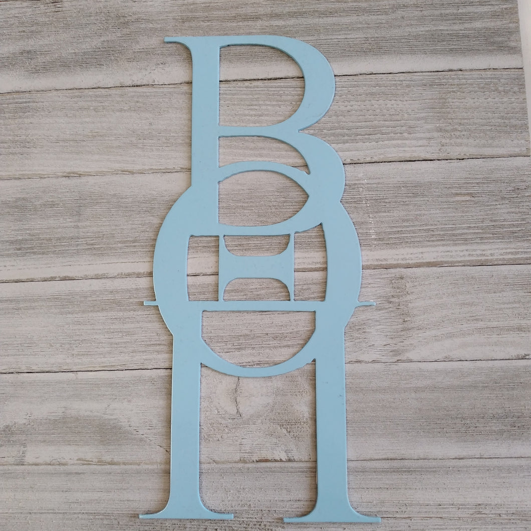 Metal Letters - Beta Theta Pi