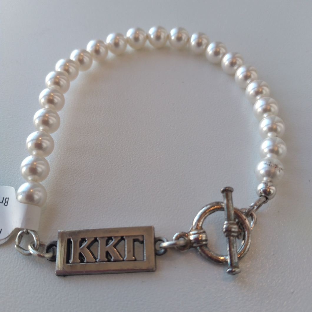 Pearl Bar Bracelet - Kappa Kappa Gamma