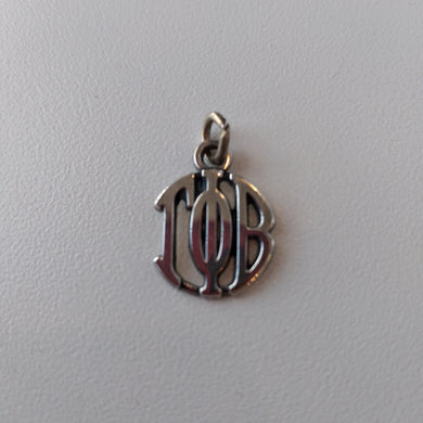 Sm Circle Monogram Charm - Gamma Phi Beta