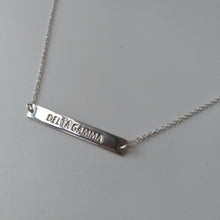 Bar Necklace - Delta Gamma