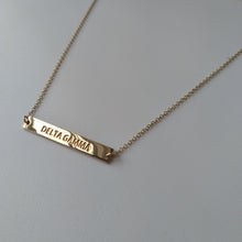 Bar Necklace - Delta Gamma