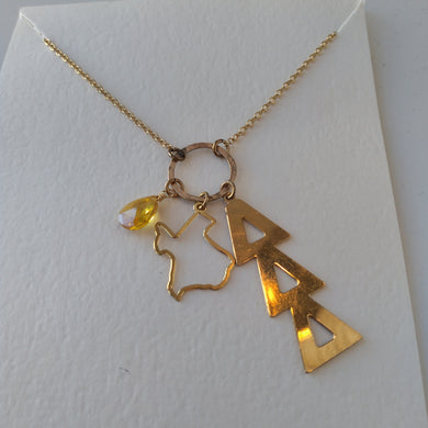 Multi-Charm Necklace - Delta Delta Delta