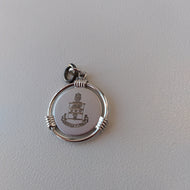 Double-sided Pendant - Alpha Chi Omega