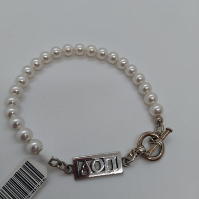 Pearl Bar Bracelet - Alpha Omicron Pi