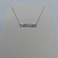 Bar Necklace - Alpha Omicron Pi
