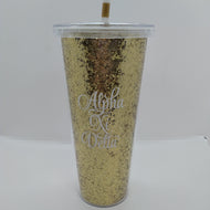 Glitter Tumbler - Alpha Xi Delta