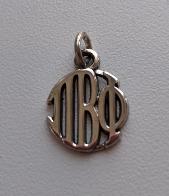 Sm Circle Monogram Charm - Pi Beta Phi