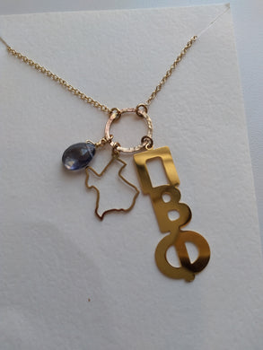 Multi-Charm Necklace - Pi Beta Phi