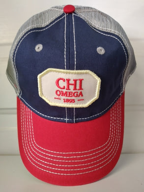 Mesh Back Cap - Chi Omega