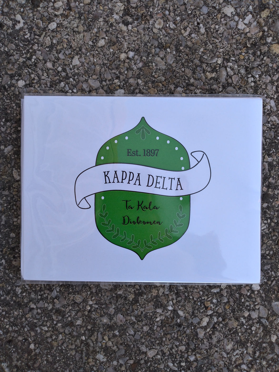 Kappa Delta Crest Notecards 10 count