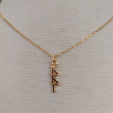 18K Gold Dipped Drop - Kappa Kappa Gamma