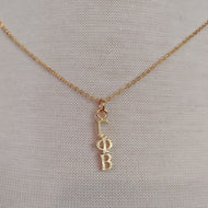 18K Gold Dipped Drop - Gamma Phi Beta