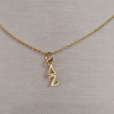 18K Gold Dipped Drop - Delta Zeta