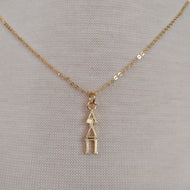 18K Gold Dipped Drop - Alpha Delta Pi