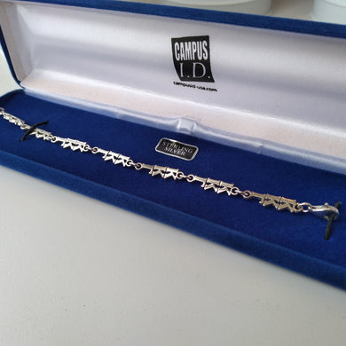 Silver Link Bracelet - Kappa Kappa Gamma
