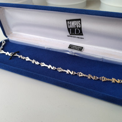 Silver Link Bracelet - Zeta Tau Alpha
