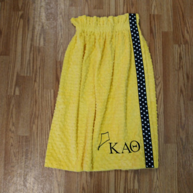 Minky Towel Wrap - Kappa Alpha Theta