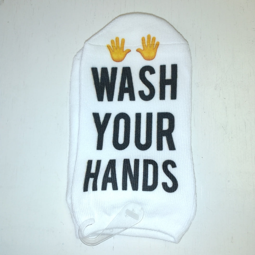 No-Show Socks - Wash Your Hands