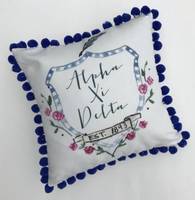 Pom Pillow - Alpha Xi Delta