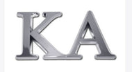 Chrome Auto Emblem - Kappa Alpha