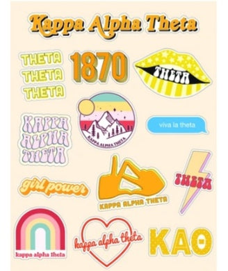 Girl Power Stickers - Kappa Alpha Theta