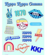 Girl Power Stickers - Kappa Kappa Gamma