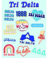 Girl Power Stickers - Delta Delta Delta