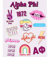 Girl Power Stickers - Alpha Phi