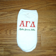 No Show Socks- Alpha Gamma Delta