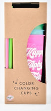 Color Changing Cup Set - Kappa Alpha Theta