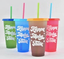 Color Changing Cup Set - Kappa Alpha Theta