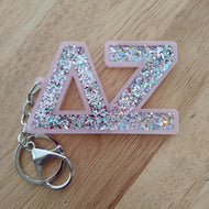 Glitter Keychain - Delta Zeta