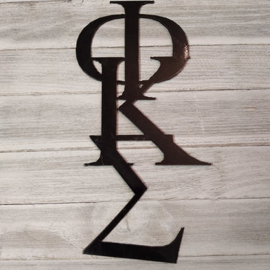 Metal Letters - Phi Kappa Sigma