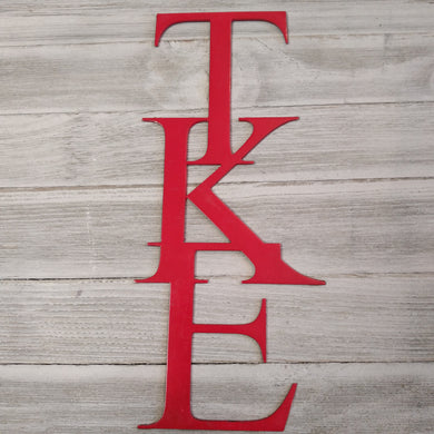 Metal Letters - Tau Kappa Epsilon