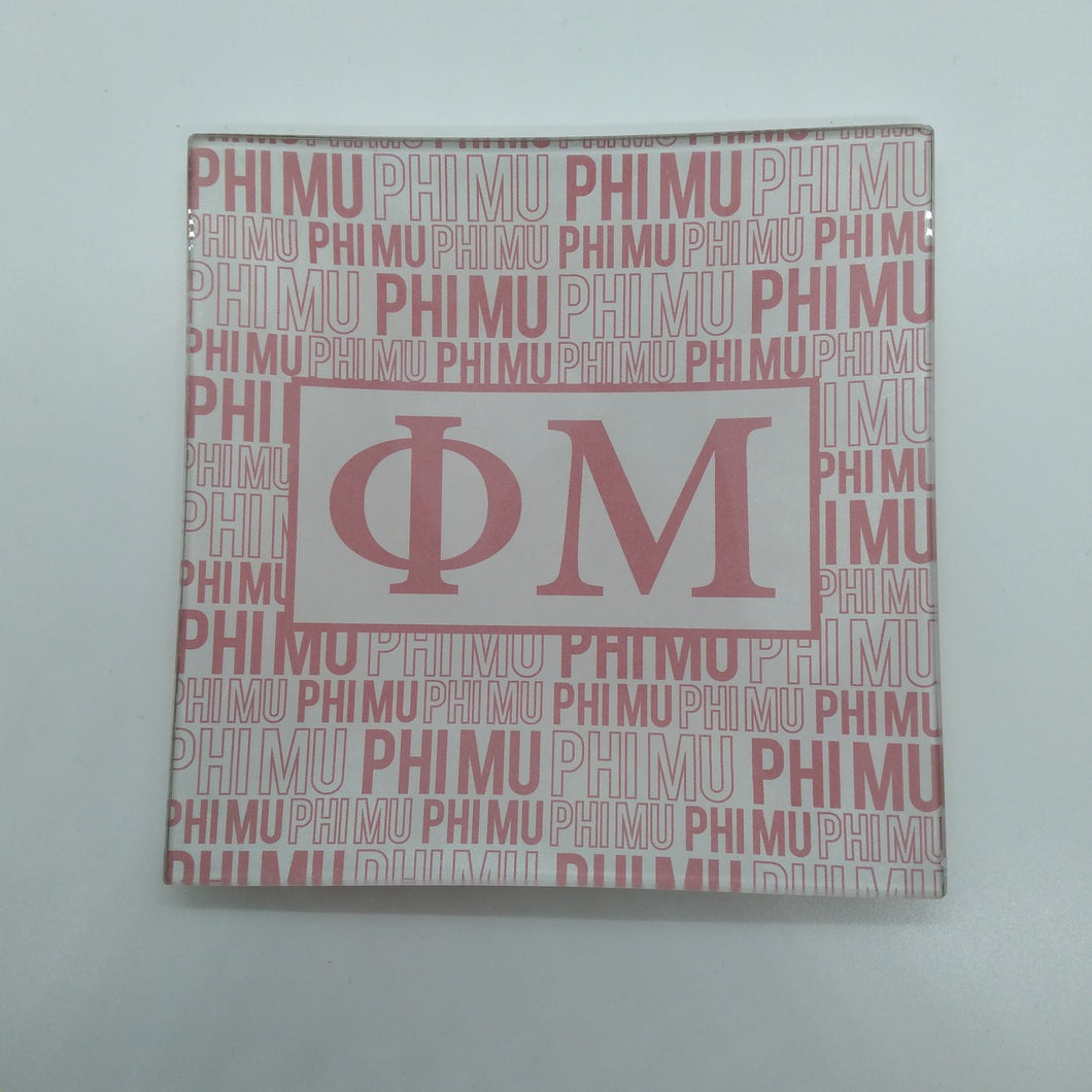 Decoupage Tray - Phi Mu