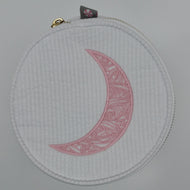 Mascot Jewelry Round - Pink Crescent
