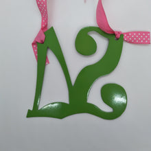 Hanging Metal Greek Letters - Delta Zeta